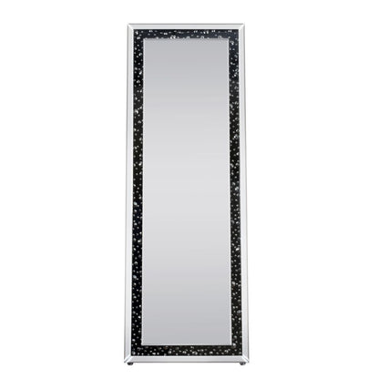 Nysa - Floor Mirror - Faux Crystals