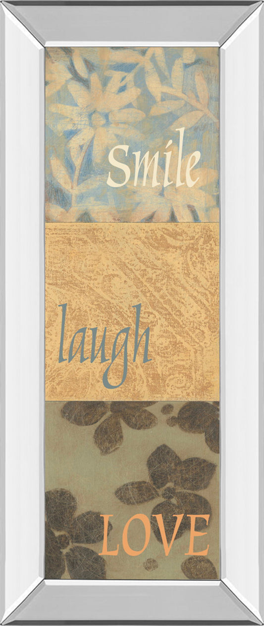 Uplift Il By Vision Studio - Mirror Framed Print Wall Art - Orange