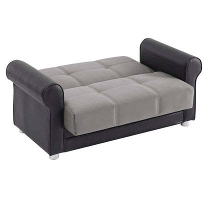 Ottomanson Avalon - Upholstered Convertible Loveseat With Storage