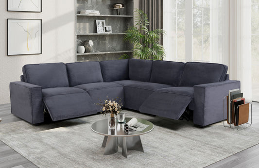 U8177 - Sectional - Charcoal