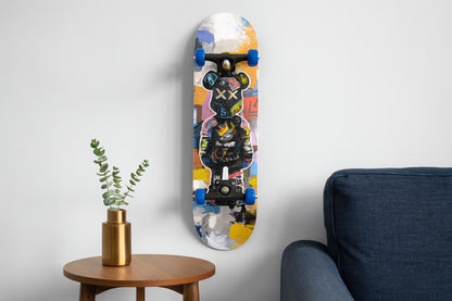 Skateboard - Graffiti Bear Blue - Blue