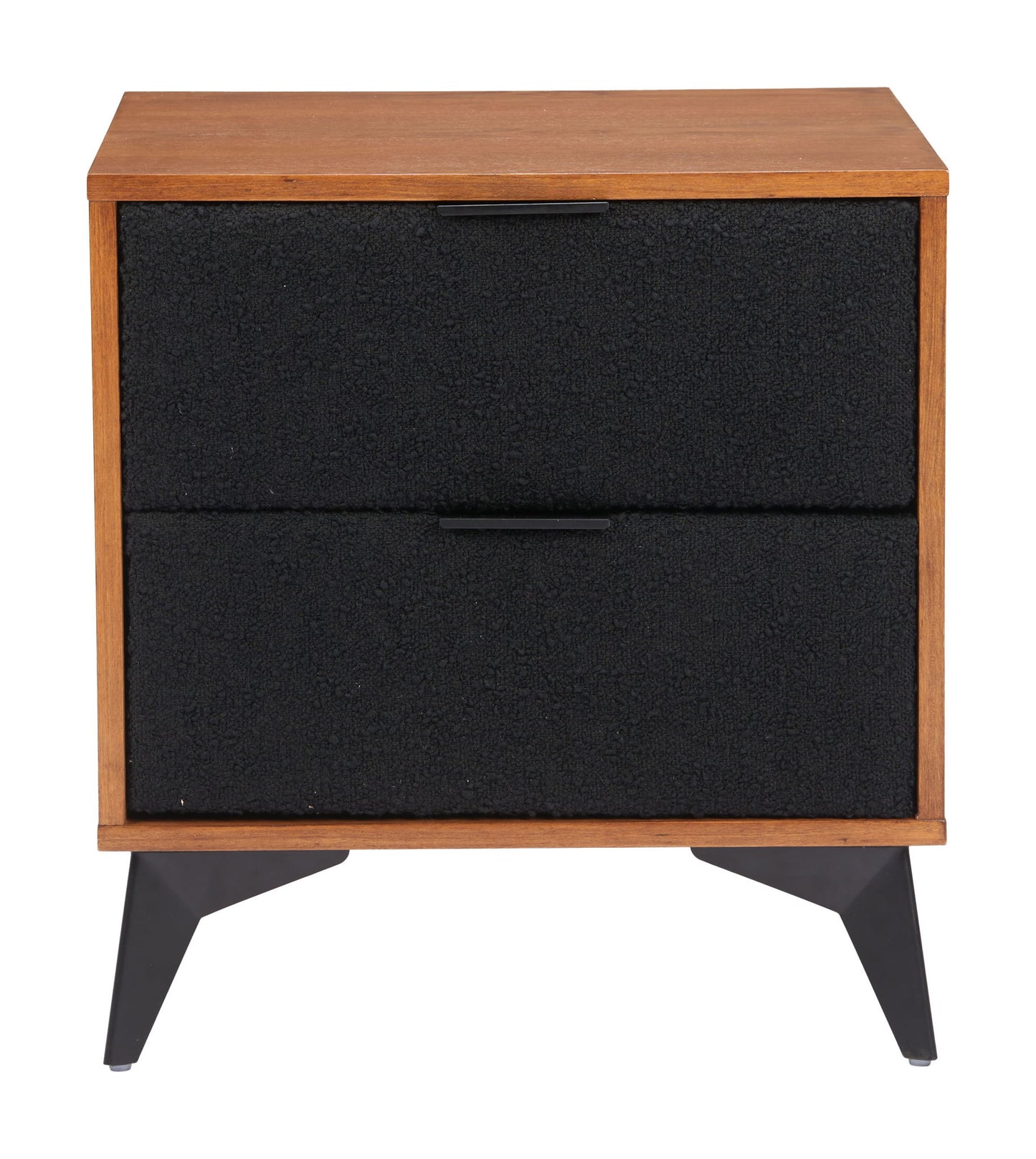 Zarif - Nightstand - Black / Walnut
