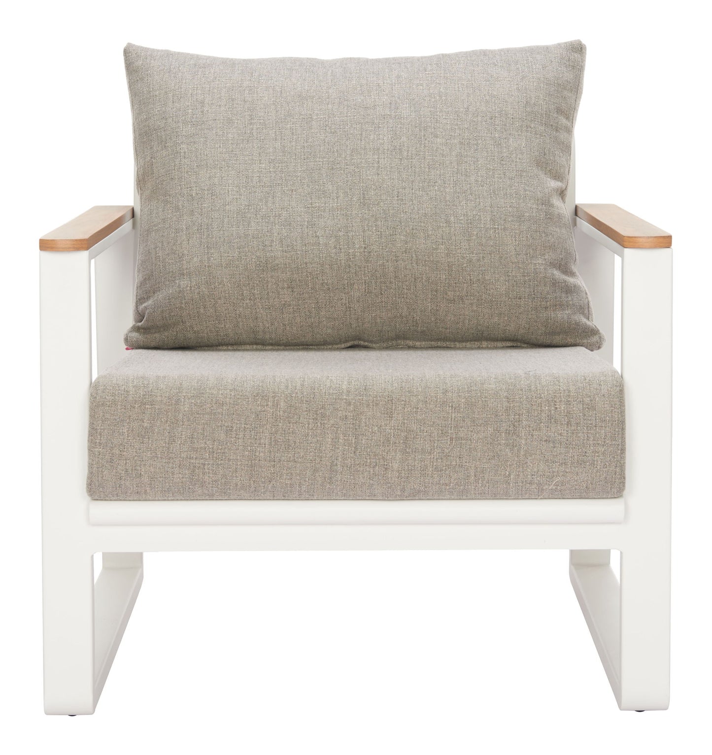 Welt - Outdoor Armchair - Taupe & White