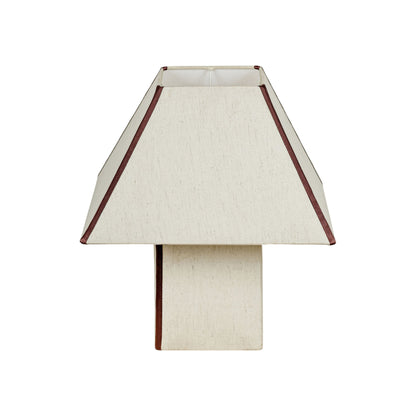 Josephine - Pyramid Table Lamp - Chocolate Brown