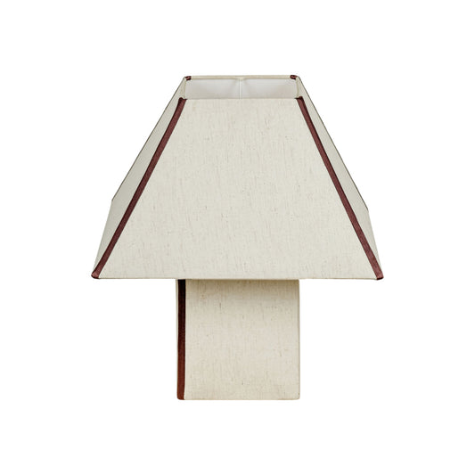 Josephine - Pyramid Table Lamp - Chocolate Brown