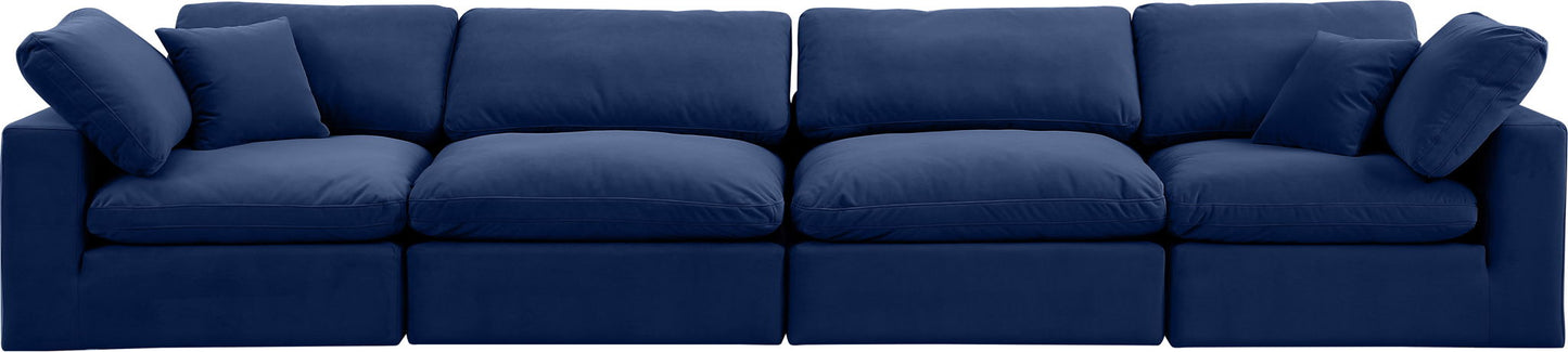 Comfy - Velvet Modular Sofa 4 Seats