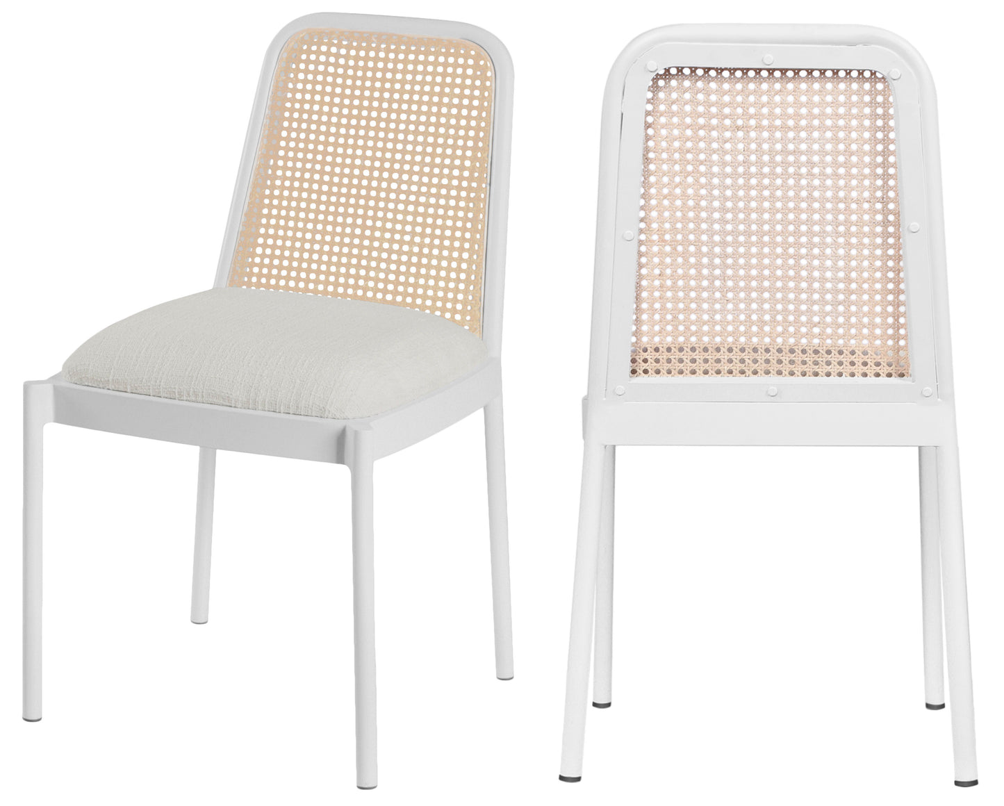 Atticus - Powder Coated Dining Chair Set