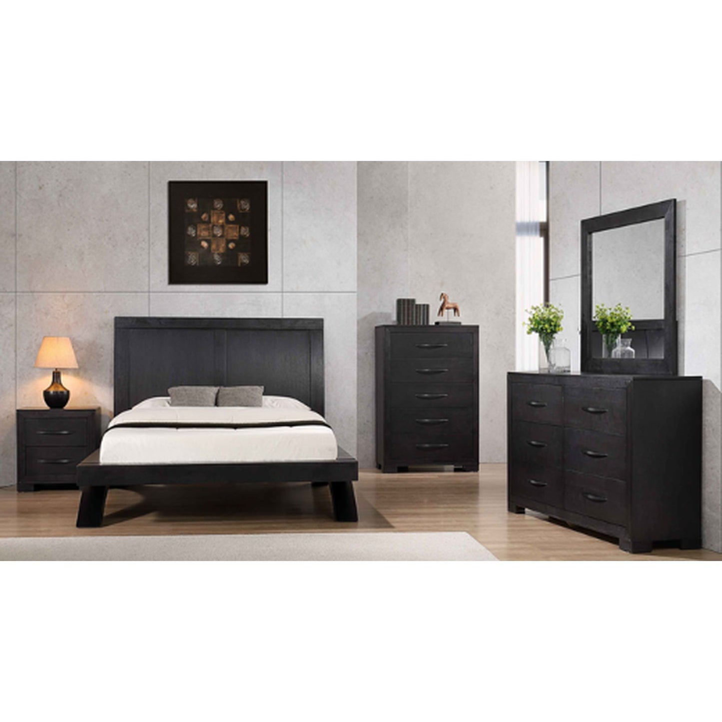 Allan - Panel Bedroom Set