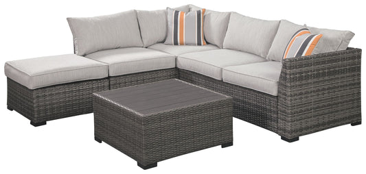 Cherry Point - Gray - 4 Pc. - Lounge Set