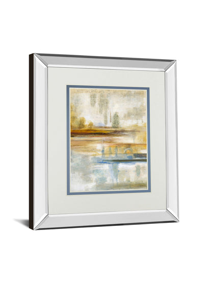 Earthscape Il By Augustine - Mirror Framed Print Wall Art - Bronze