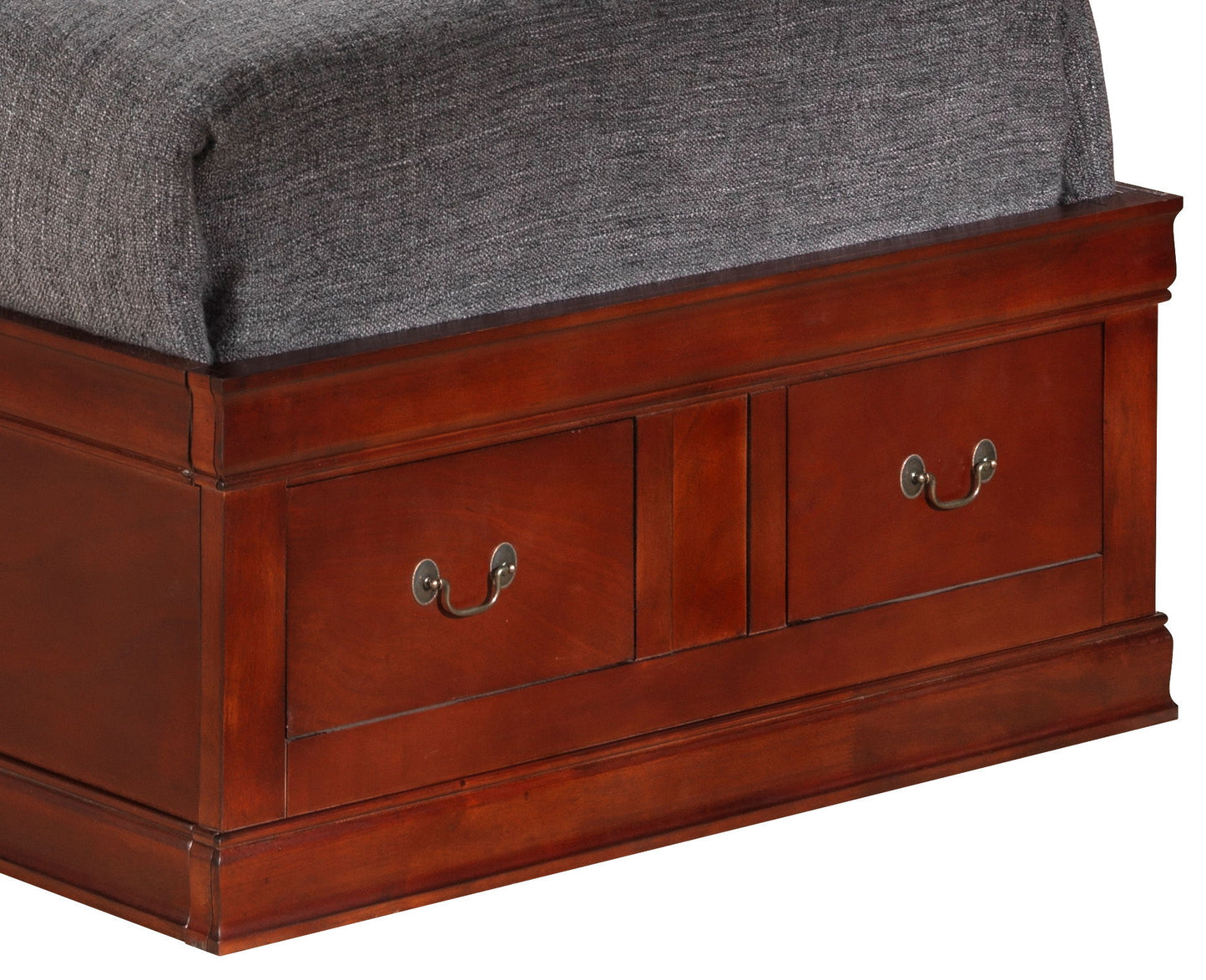 Glory Furniture - Louis Phillipe - Bookcase Storage Bed