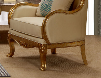 Majestic - Arm Chair - Gold