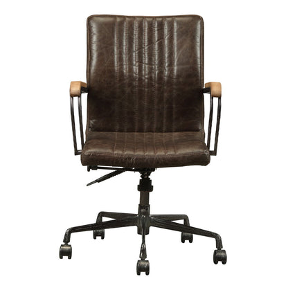Joslin - Office Chair - Distress Chocolate Top Grain Leather