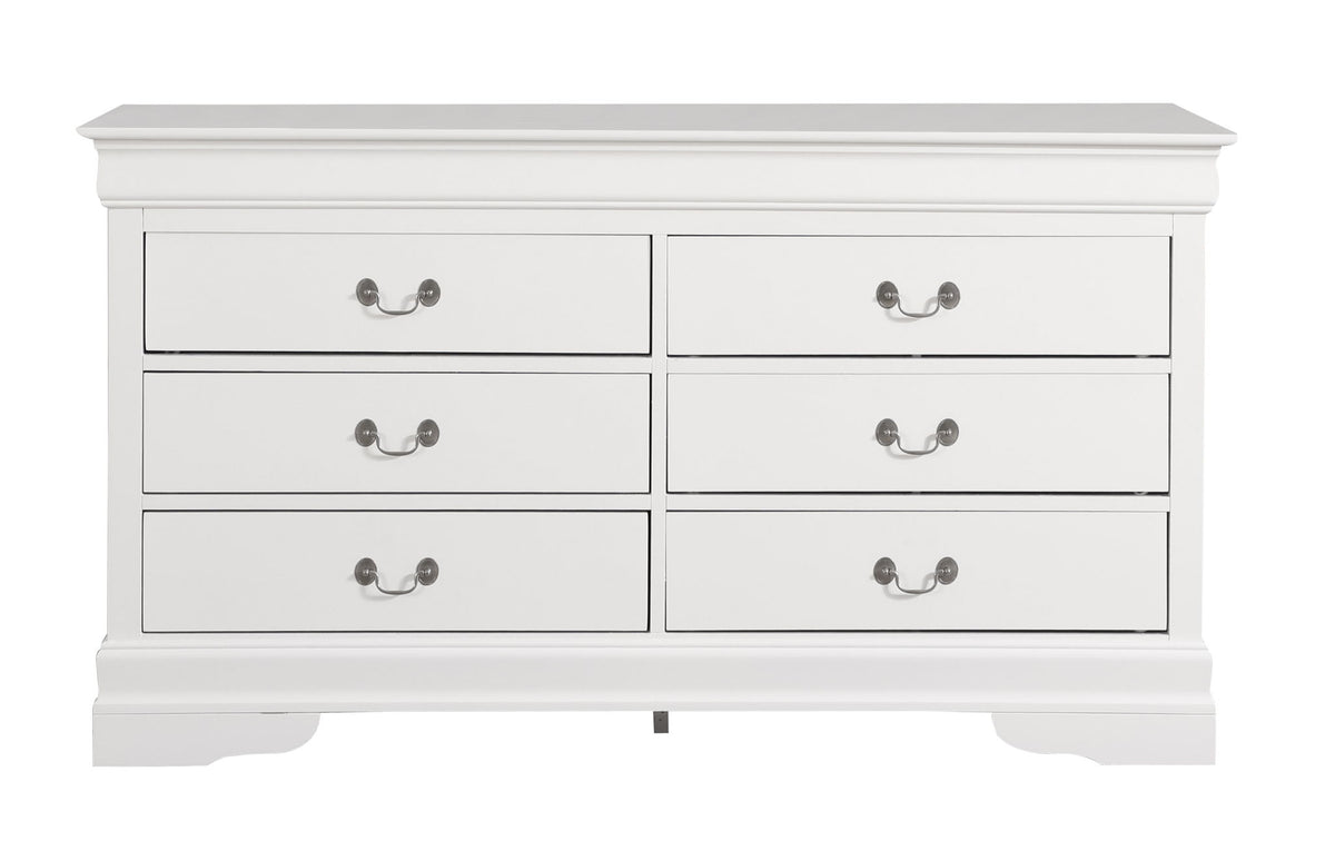 Glory Furniture - Louis Phillipe - Dresser & Mirror