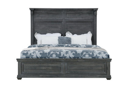 Tatum - King Bed Without Storage - Gray