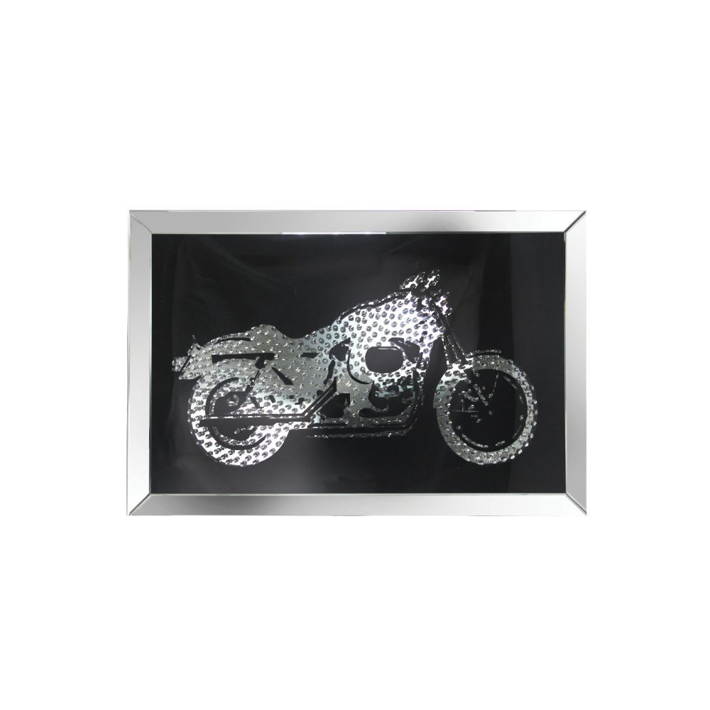 Nevina - Wall Art - Mirrored & Faux Crystal Motor