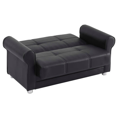Ottomanson Avalon - Upholstered Convertible Loveseat With Storage