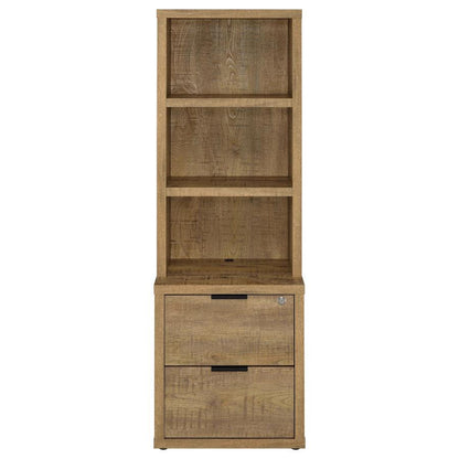 Westpark - 3-Shelf Bookcase USB And Lockable Drawer
