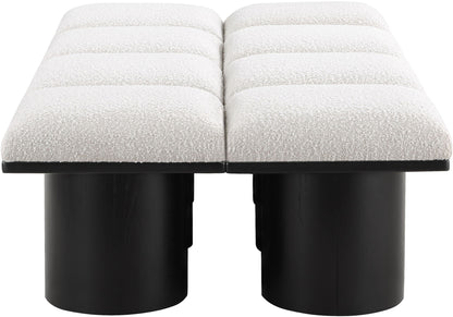 Pavilion - 8 Piece Modular Bench With Black Base