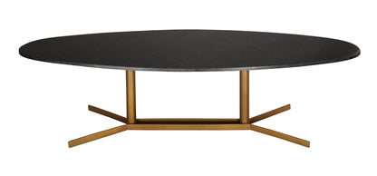 Gemma - Marble Coffee Table - Black