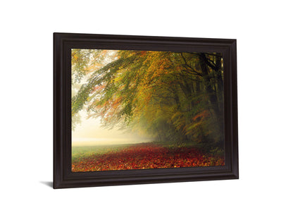 Amber Mist Retreat - 28" x 34" Framed Wall Art