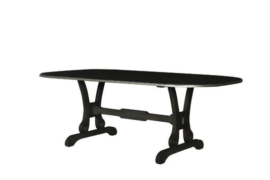 House - Beatrice Dining Table - Charcoal Finish