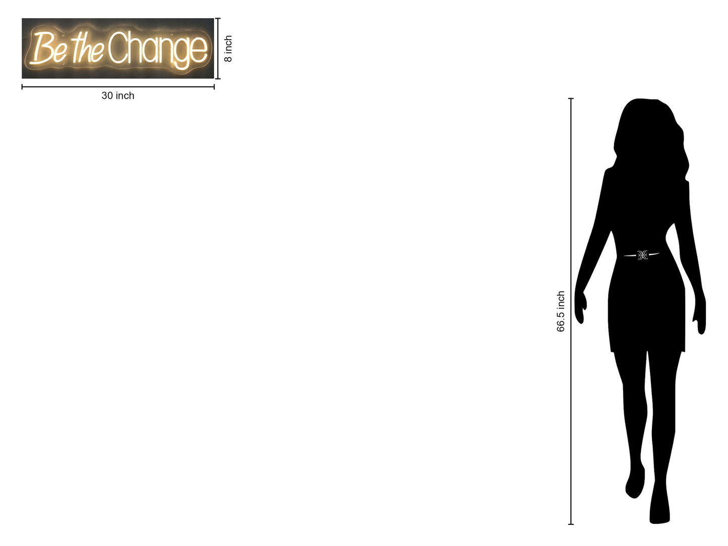 Neon Be The Change - Yellow