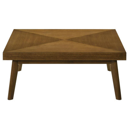 Westerly - Square Wood Coffee Table - Walnut Brown