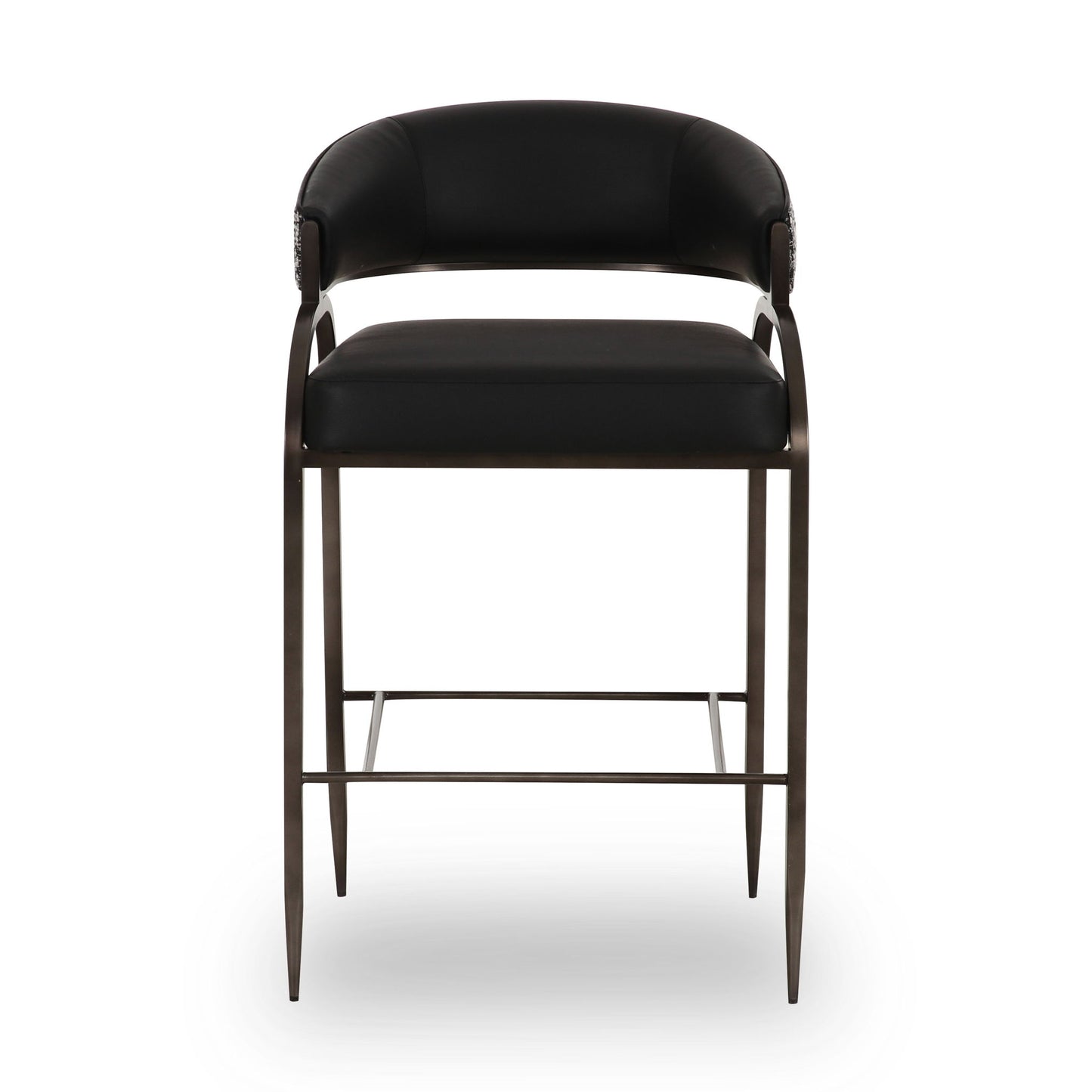 Tatum - Vegan Leather 2-Tone Counter Stool