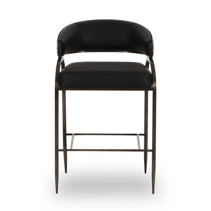 Tatum - Vegan Leather 2-Tone Counter Stool