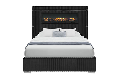 2215 - Queen Bed - Black