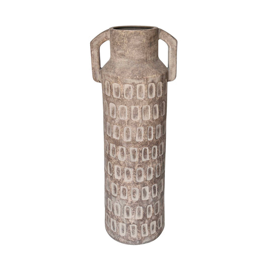Earthenware - Diode Flower Vase - Light Brown