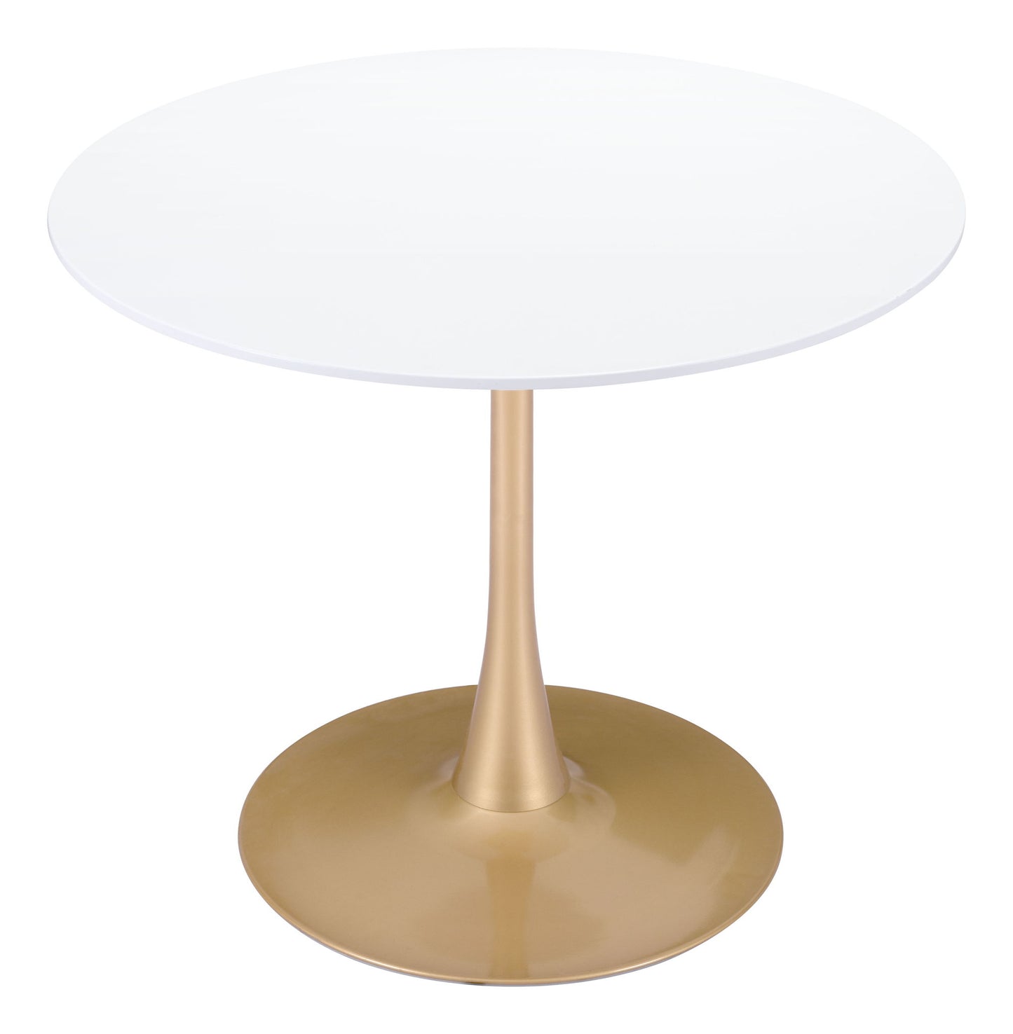 Opus - Dining Table - White / Gold