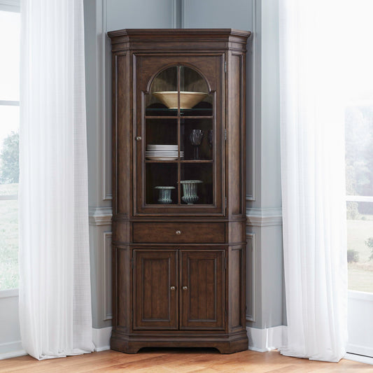 Arden Road - Corner Cabinet - Satin Cherry