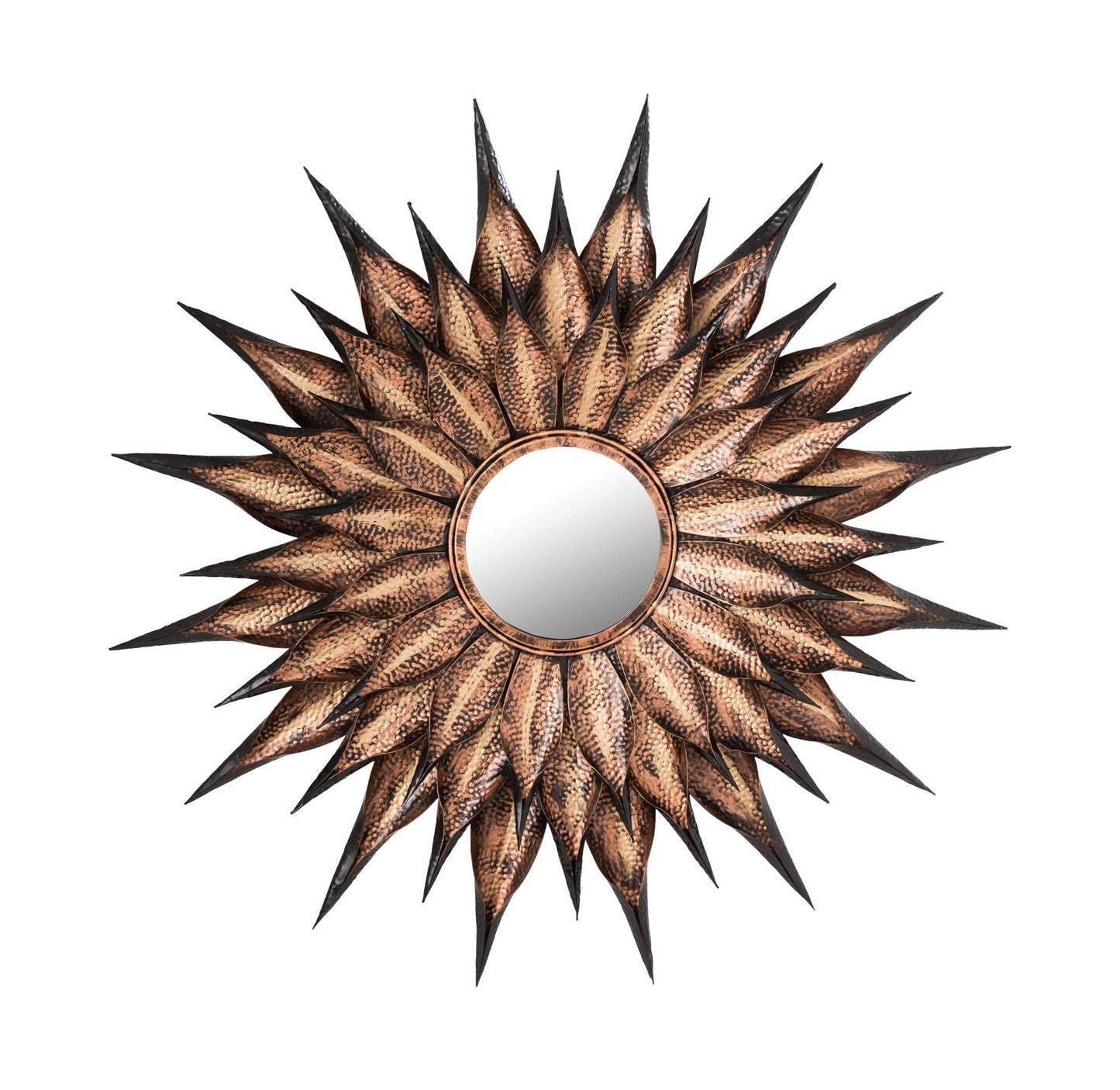 Sunflower - Antique Wall Mirror - Gold