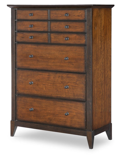 Fenmore - Drawer Chest - Mocha And Distressed Cherry