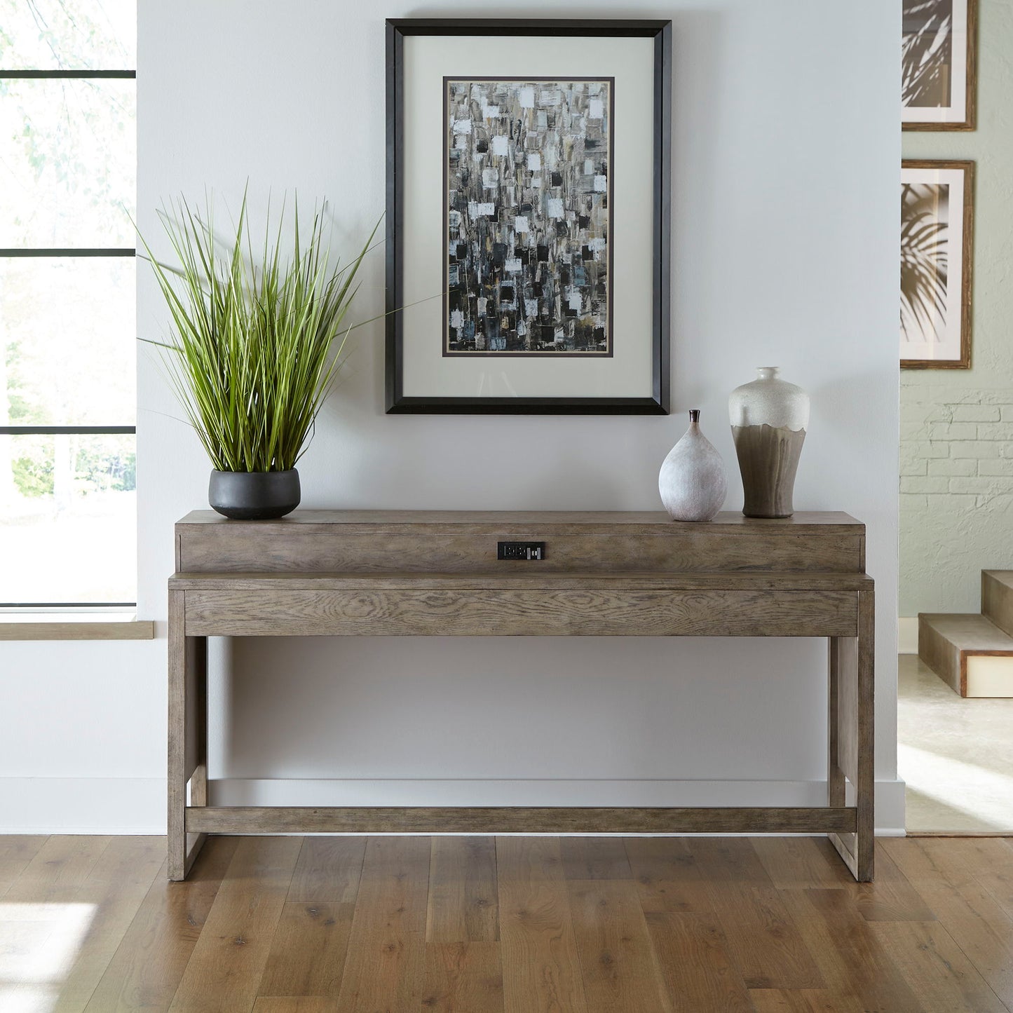 Bartlett Field - Console Bar Table - Gray