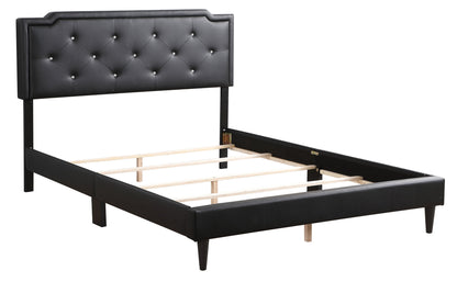 Glory Furniture - Deb - Faux Crystals Tufted Bed