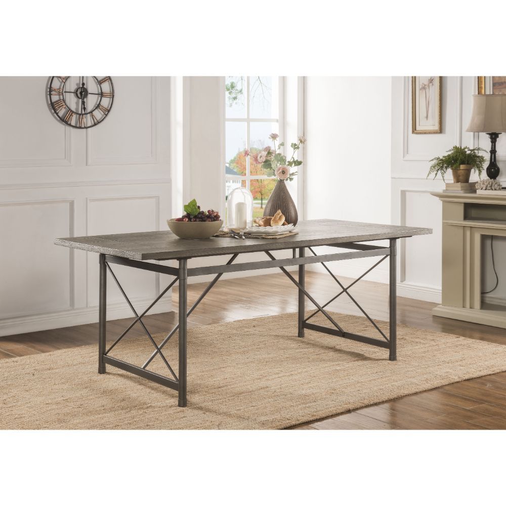 Kaelyn II - Dining Table - Gray Oak & Sandy Gray