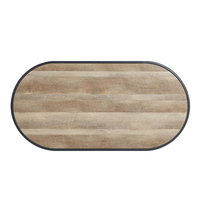 Brantley - Coffee Table - Oak & Sandy Black