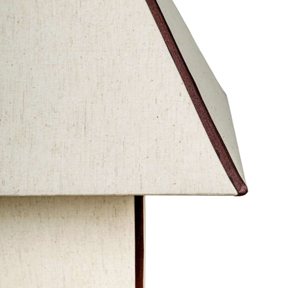 Josephine - Pyramid Table Lamp - Chocolate Brown