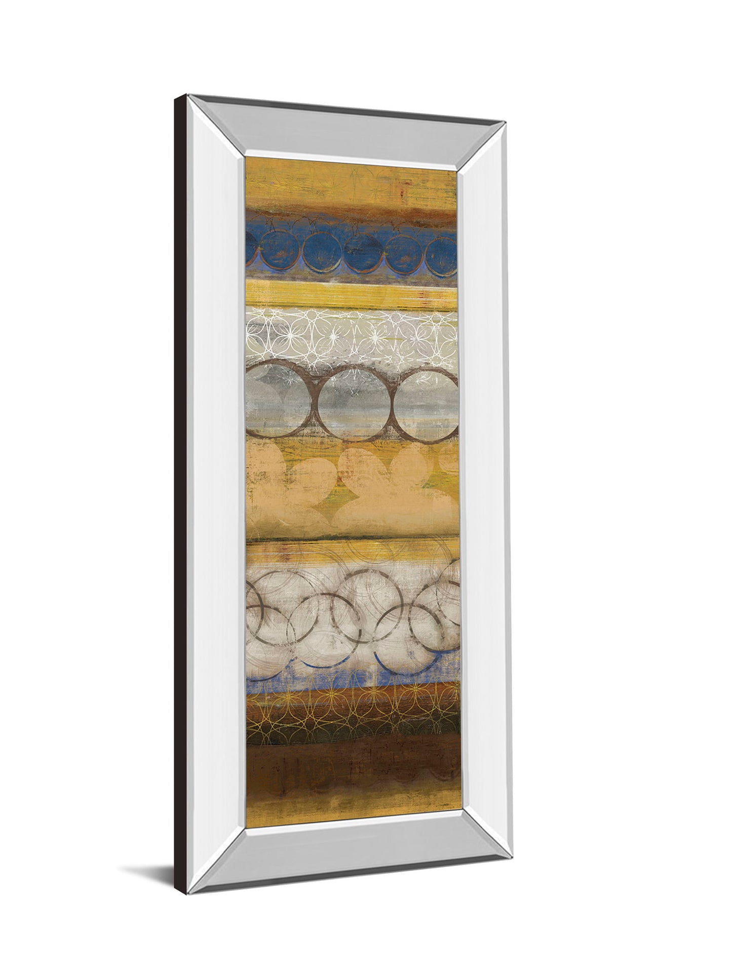 Mellow Il By Allison Pearce - Mirror Framed Print Wall Art - Yellow