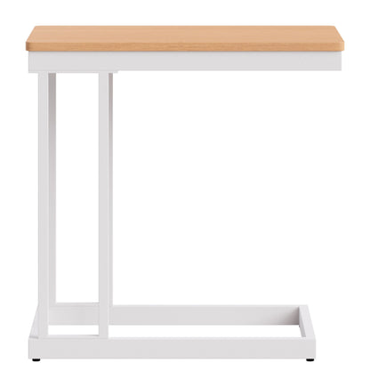 Tamaru - Side Table - Natural / White