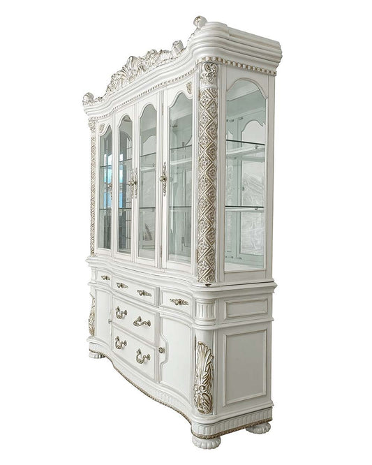 Vendom - Hutch & Buffet - Antique Pearl Finish