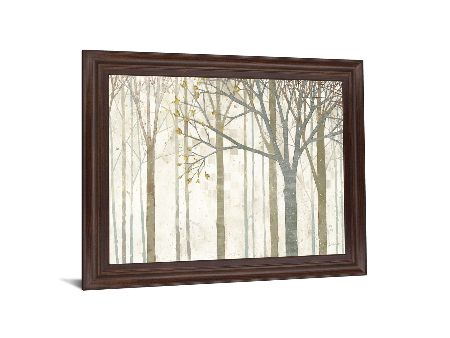 Whispering Branches - 28" x 34" Framed Wall Art - Gray