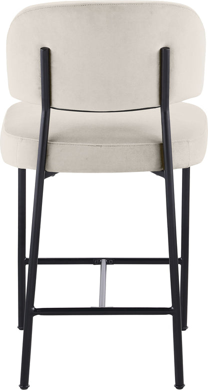 Zarelle - Performance Fabric Upholstered Counter Stool (Set of 2)