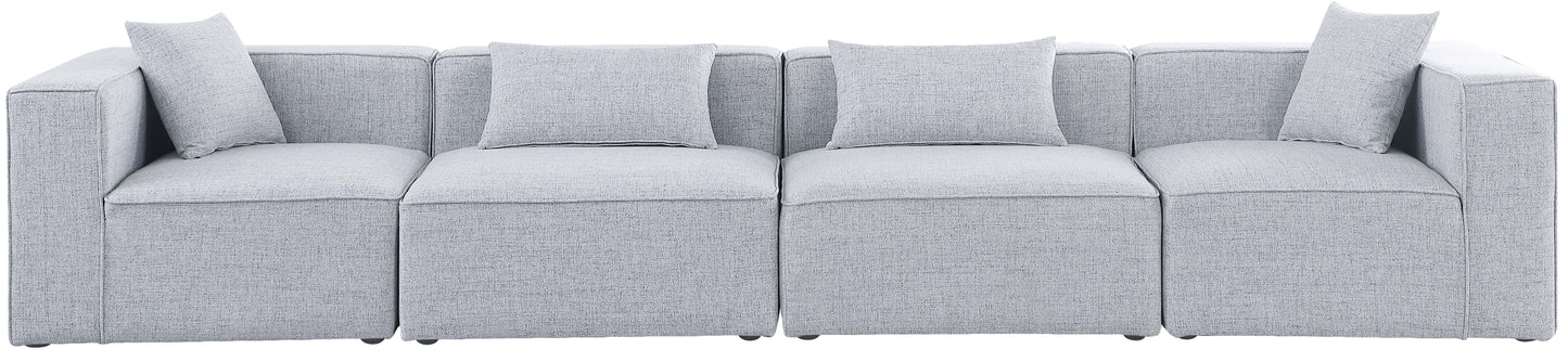 Cube - Linen Modular 4 Seat Sofa