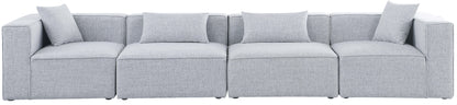 Cube - Linen Modular 4 Seat Sofa
