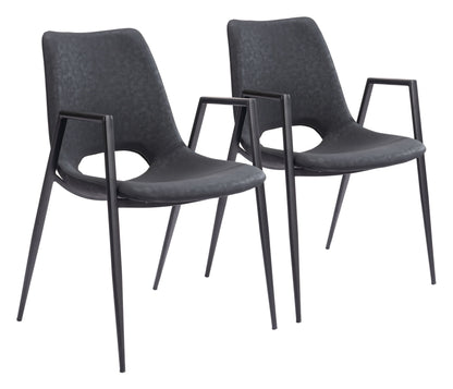 Desi - Dining Chair With Black Legs (Set of 2)
