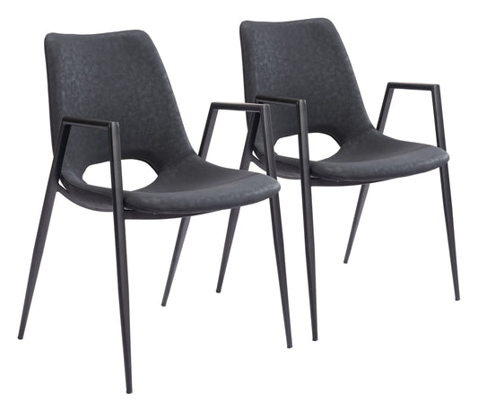 Desi - Dining Chair With Black Legs (Set of 2)